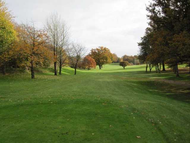 A view from the 11th tee Alresford Golf Club.