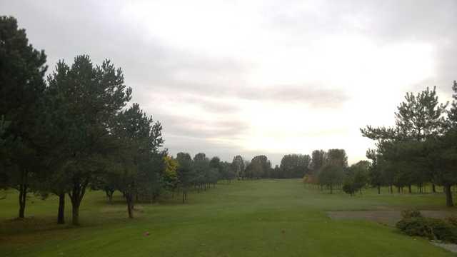 The 10th approach at Malkins Bank Golf Club