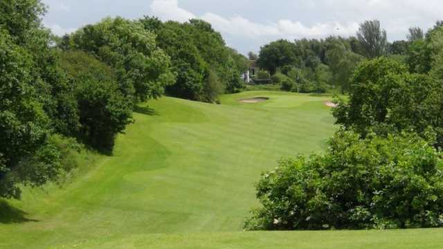 Beautiful view from the 4th tee at Malkins Bank Golf Club