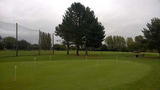 The Putting green at Malkins Bank Golf Club