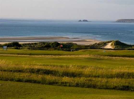 West Cornwall Golf Club: View of the coast from the course