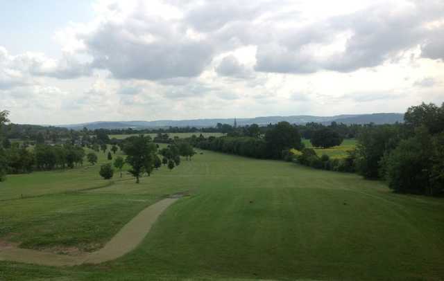 View down the 3rd fairway at Rodway Hill