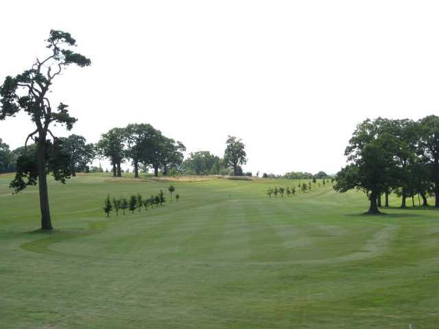 A view of the 1st hole Henlle Park Golf Club