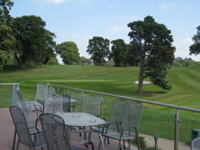 A nice view from the balcony at Henlle Park