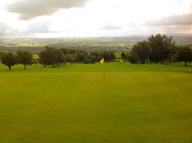 Great view of the putting surface at Longridge Golf Club