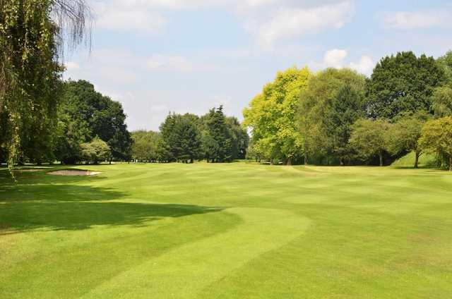 View of the stunning 2nd hole at Northenden Golf Club 