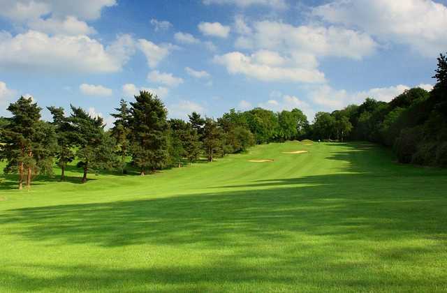 A view up to the 12th hole at Croham Hurst Golf Club