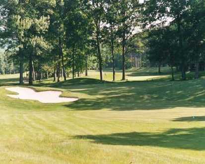 A view of the 16th hole at Bowling Green Golf Club