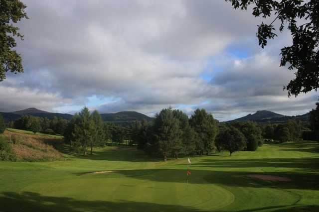 A view down a fairway at Monmouthshire