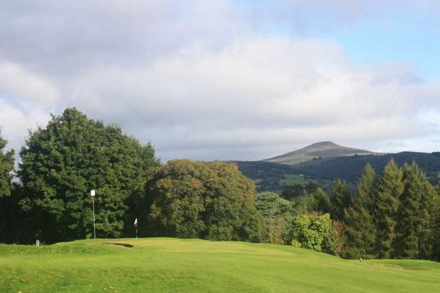 Views of the Blorenge, Sugar Loaf and Skirrid Mountains can be seen from this course