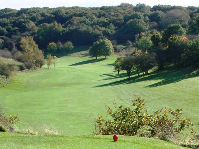 Views from the 9th tee at Pyecombe Golf Course