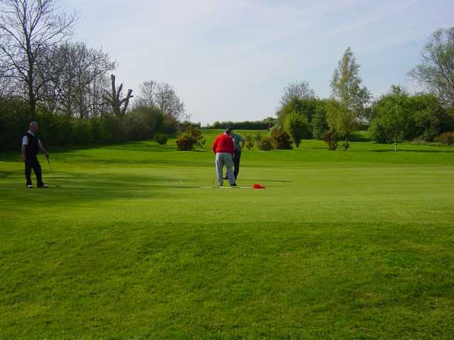 The 15th green at Kettering GC