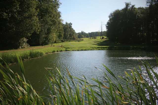 The 5th hole over water