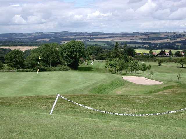 Elevated greens with surrounding sand traps will definitely test your shot placement