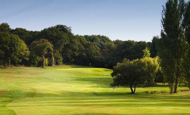 The undulating fairway leading to the 6th at Shooters Hill