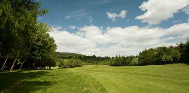 The tree lined fairways at Scoonie Golf Club
