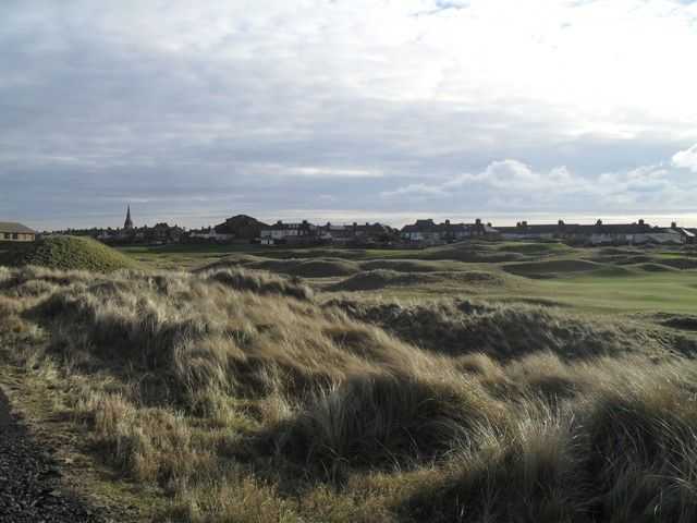 The challenging terrain on the Cleveland Golf Course