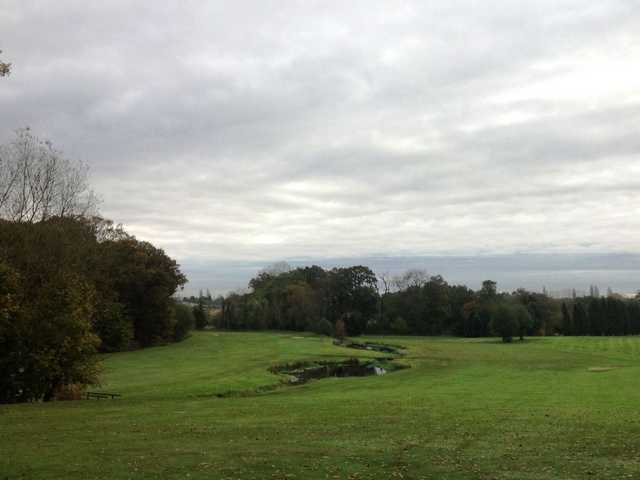 A view down the fairway at Wergs