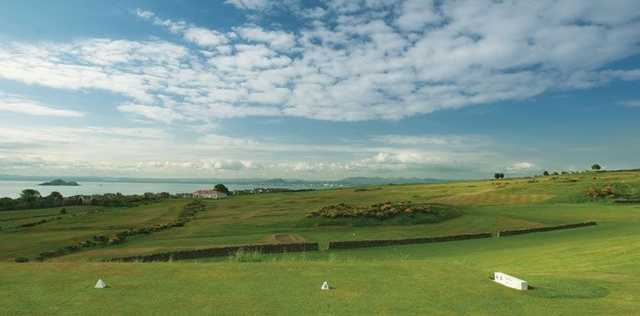 A view from the tee at the Kinghorn Golf Course