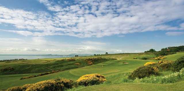 The stunning backdrop to the Kinghorn Golf Club