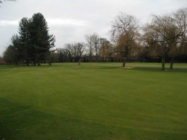 The putting green at Woolton Golf Club