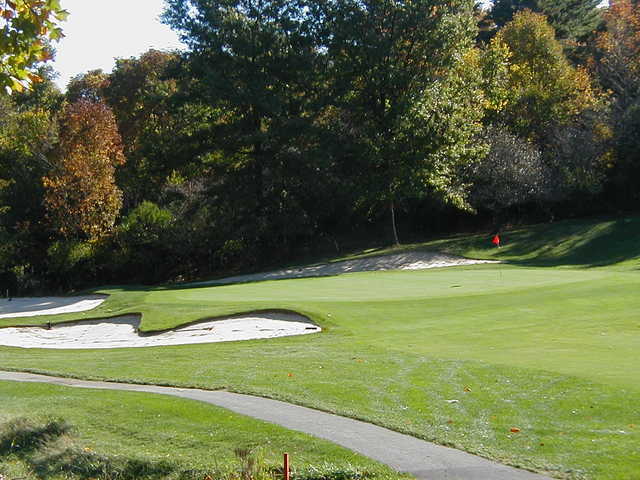 View of the 9th green at Hawthorne Valley Golf Club