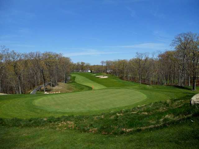 A view of the 8th green at Great Rock Golf Club