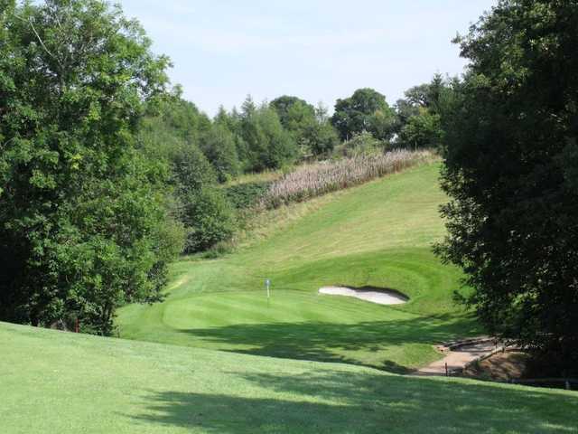 Looking down onto the green at Little Lakes