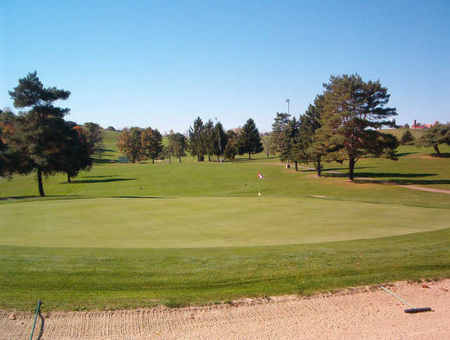 A view of a hole at Fort Cherry Golf Club