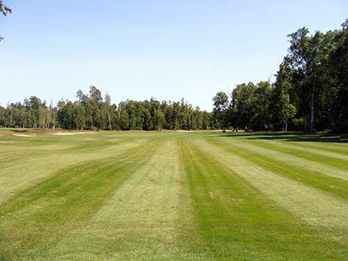 A view from a fairway at Lake of the Sandhills Golf Club