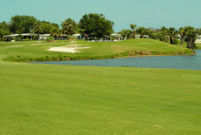 A view from fairway #10 at Barefoot Bay Golf & Recreation Park