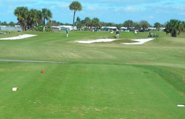 A view from the 8th tee at Barefoot Bay Golf & Recreation Park