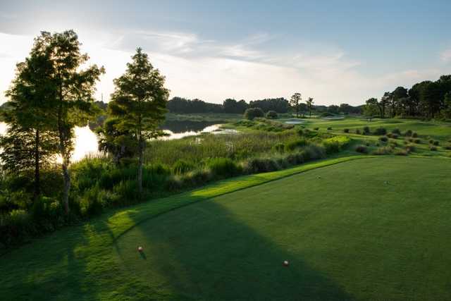 Morning view from a tee box at Orange County National