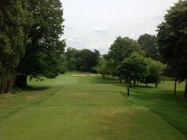 The 10th hole at Cocks Moors Woods Golf Club