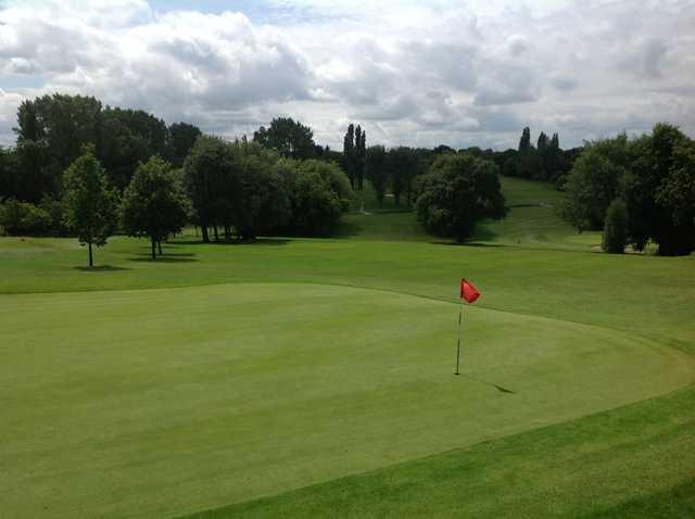 The 4th green at Harborne Church Farm Golf Club