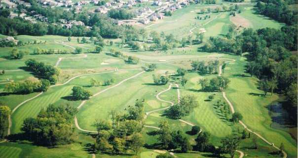 Aerial view from Pipestone Golf Club