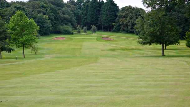 The long 10th fairway at Bush Hill Park