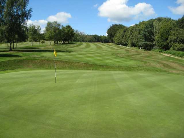 View of the stunning 18th hole at Hillsborough Golf Club