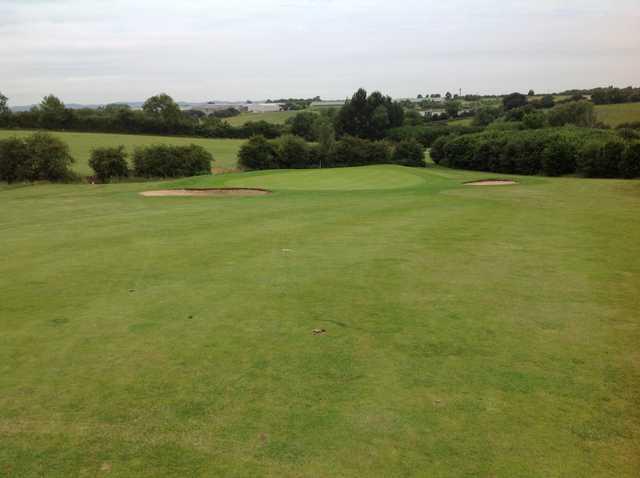 Approach to th 15th green at Park Hill Golf Club