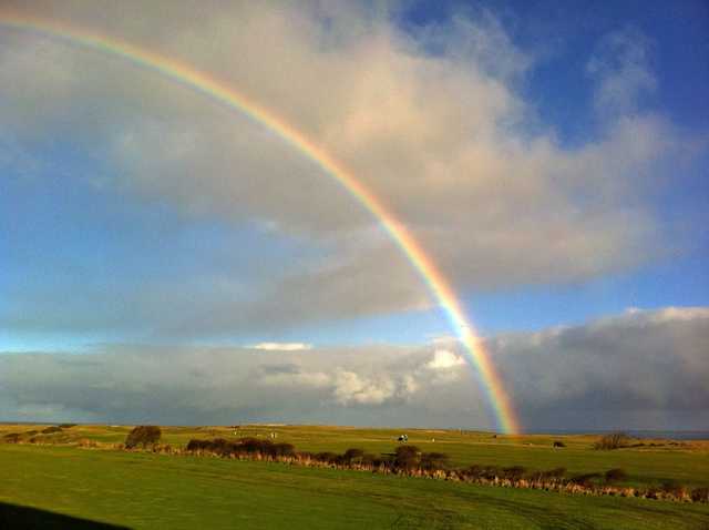 Rainbow over Flamborough Head Golf Course