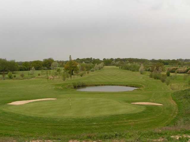View from the 17th hole at Kent & Surrey Golf Club