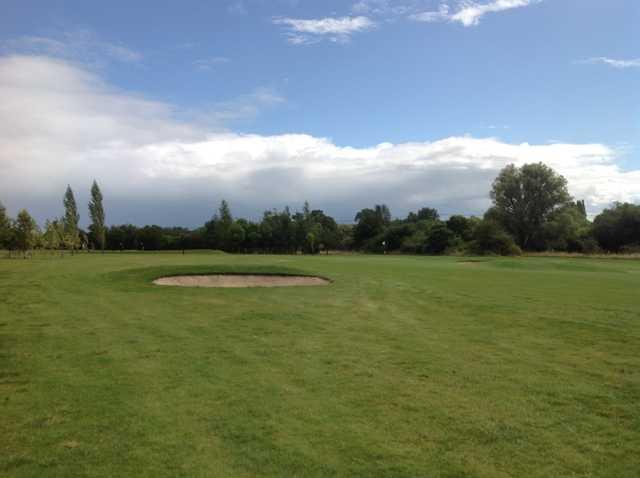 A scenic view of the 2nd green at South Cerney Golf Club