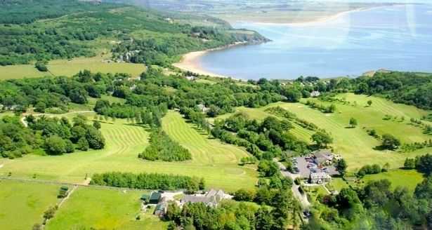 Colvend Golf Club: Aerial View