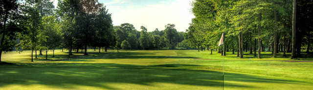 A view of the 9th hole at Windmill Lakes Golf Club.