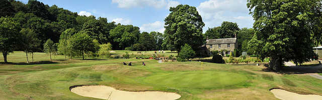 View of the 7th hole at Woodsome Hall Golf Club