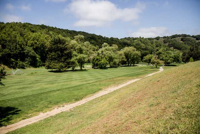 A view from the Redwood Canyon Golf Course