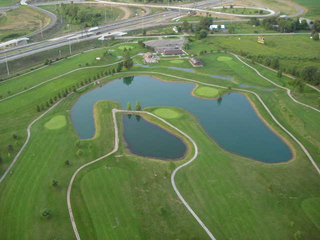 Aerial view from Deer Pass Golf Course