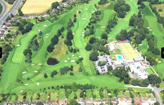 Aerial view of the Exeter Golf Course