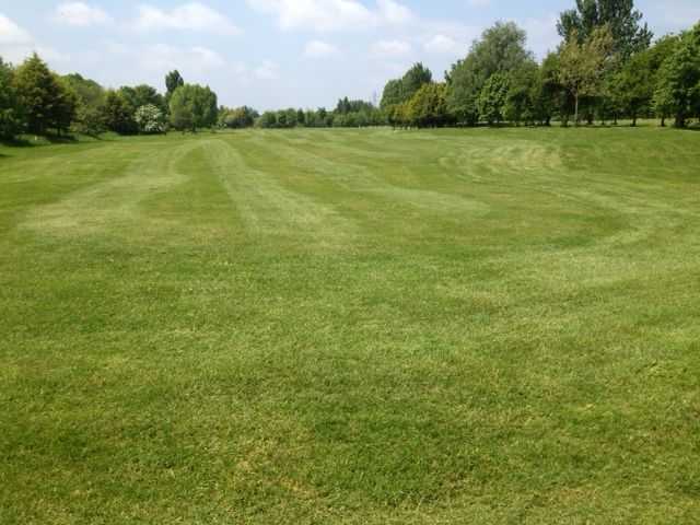 Groomed fairway at Iver Golf Club