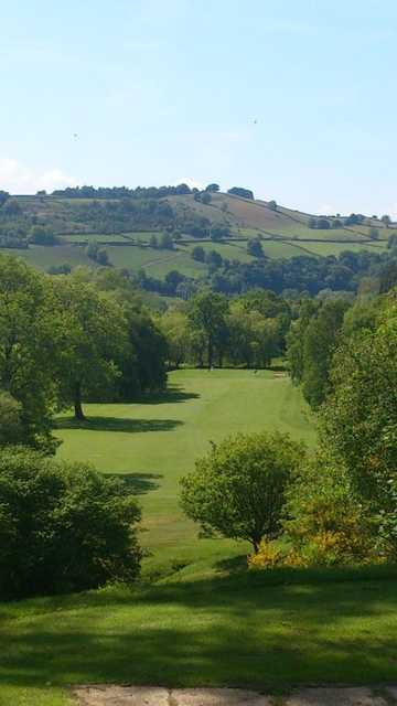 Fantastic look down the 12th hole from Keighley Golf Club